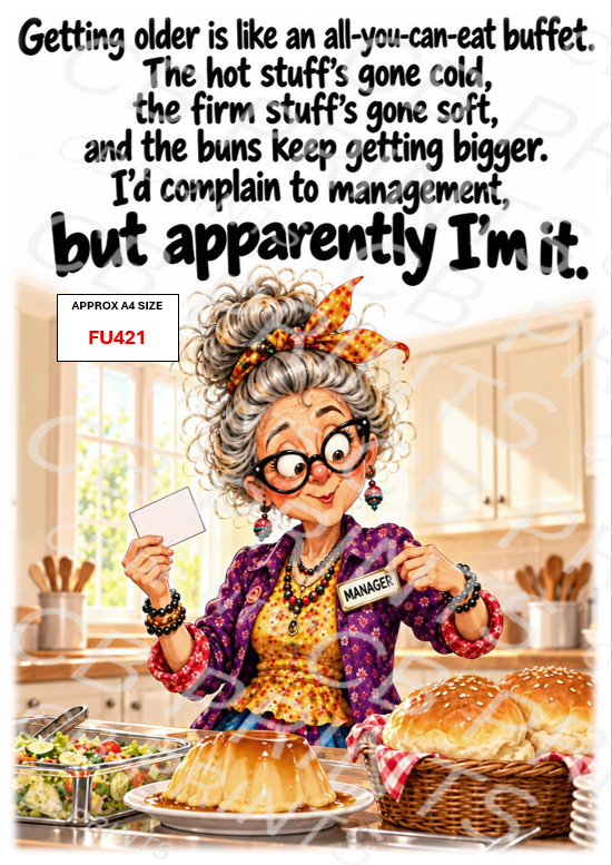 Funny Decoupage Print FU421 | Mulberry Paper