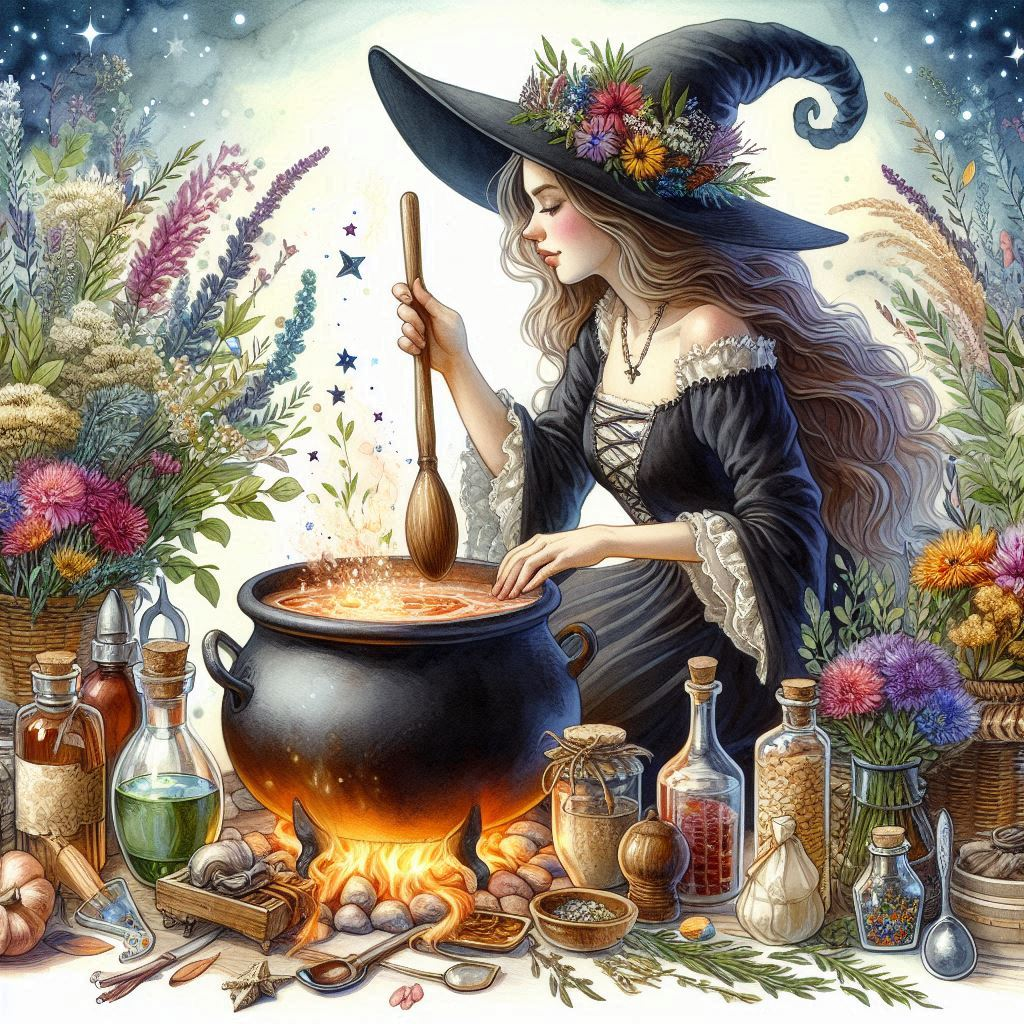 Witches, potions and pagan