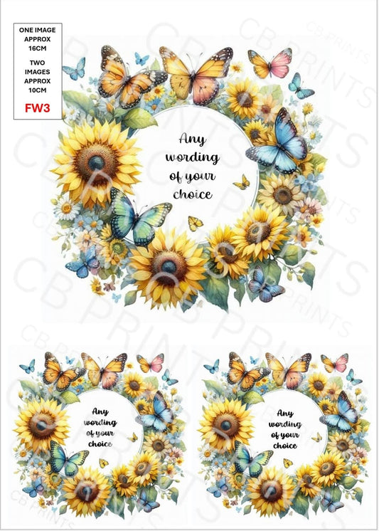 Butterfly Decoupage Paper Print FW3 – Mulberry Paper