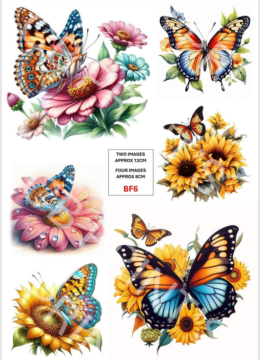 Butterfly Decoupage Paper Print BF6 – Mulberry Paper
