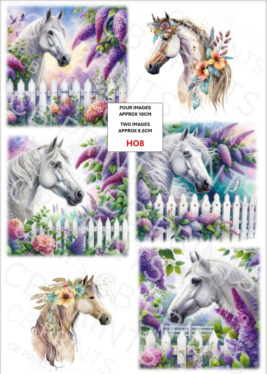 Horse Decoupage Paper HO8 – Mulberry Paper Print