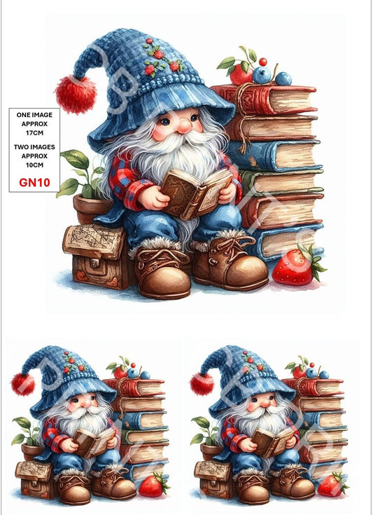 Gnome/Gonk Decoupage Paper Print GN10 – Mulberry Paper