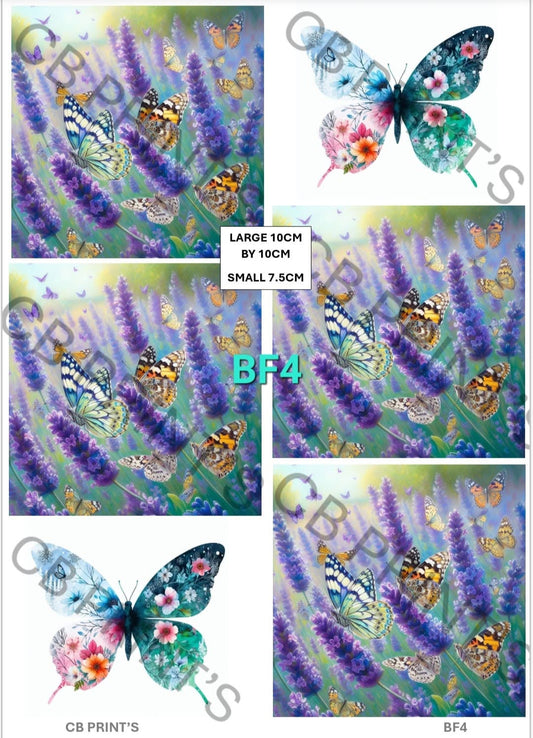 Butterfly Decoupage Paper Print BF4 – Mulberry Paper