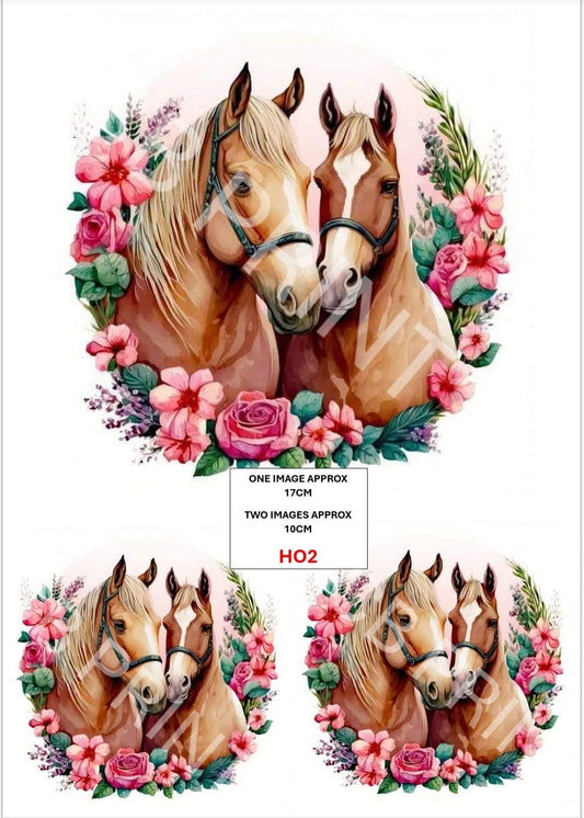 Horse Decoupage Paper HO2 – Mulberry Paper Print
