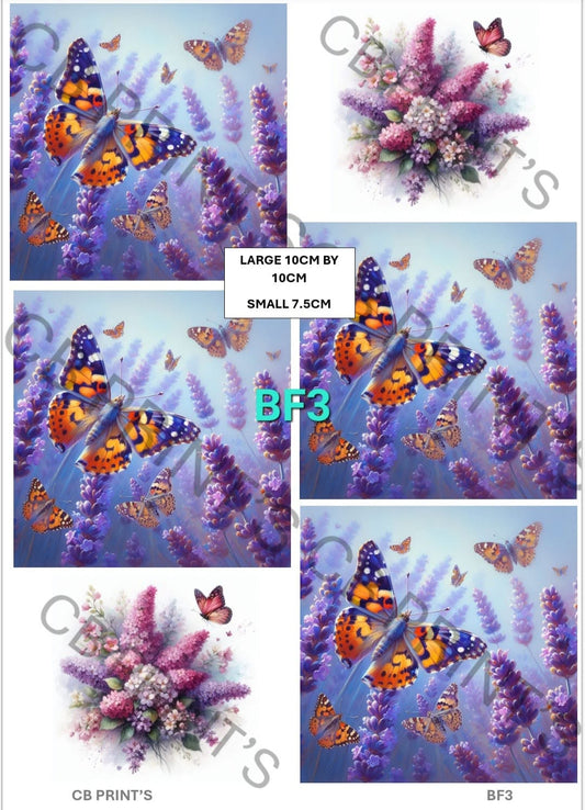 Butterfly Decoupage Paper Print BF3 – Mulberry Paper