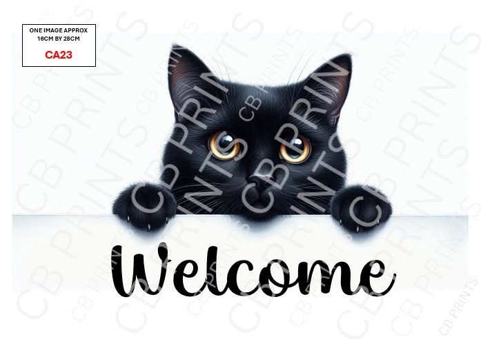 Cat Decoupage Paper CA23 – Mulberry Paper Print