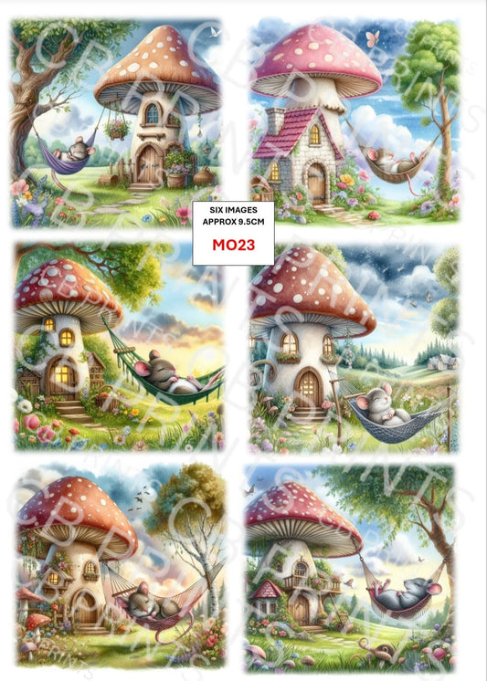 Mouse Decoupage Paper MO23 – Mulberry Paper Print