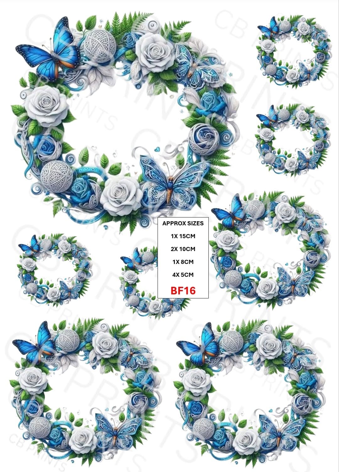 Butterfly Decoupage Paper Print BF16 – Mulberry Paper
