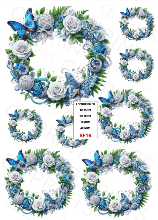 Butterfly Decoupage Paper Print BF16 – Mulberry Paper