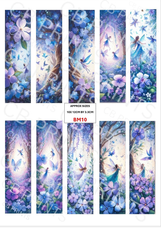 Bookmark Decoupage Paper Print BM10 – Mulberry Paper