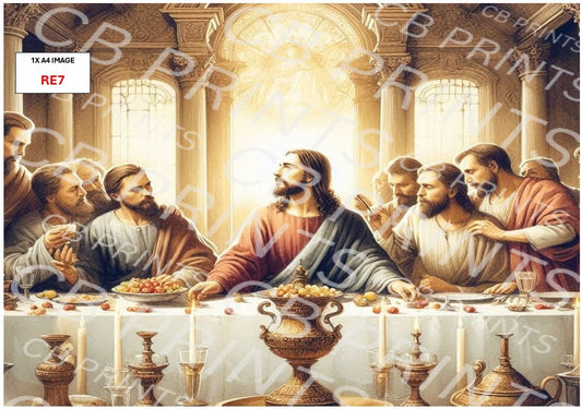Religious Decoupage Paper RE7 – Mulberry Paper Print