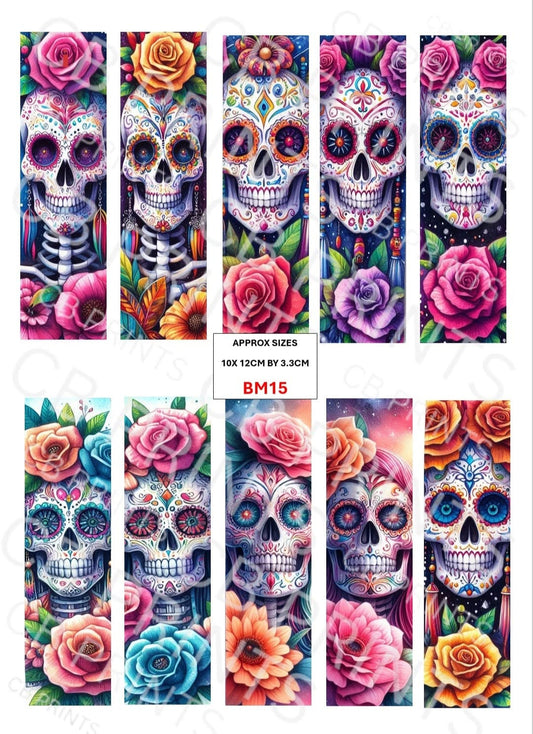 Bookmark Decoupage Paper Print BM15 – Mulberry Paper
