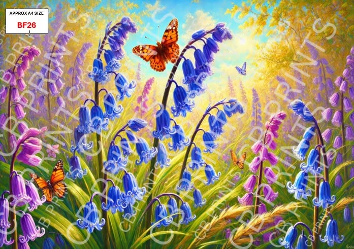 Butterfly Decoupage Paper Print BF26 – Mulberry Paper