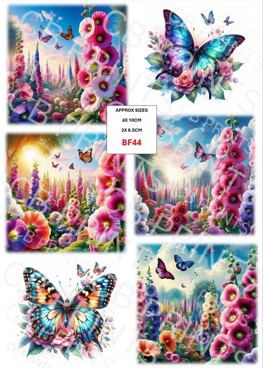 Butterfly Decoupage Paper Print BF44 – Mulberry Paper