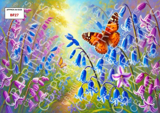Butterfly Decoupage Paper Print BF27 – Mulberry Paper