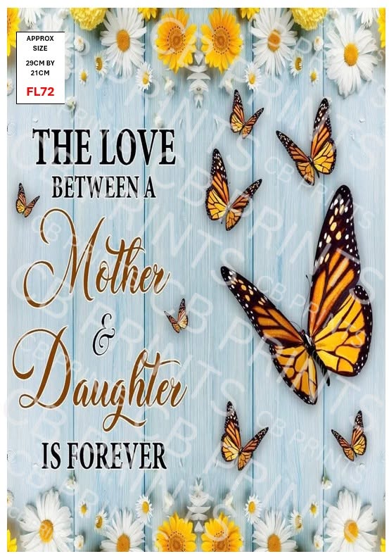 Mother's Day Decoupage Print FL72 | Mulberry Paper