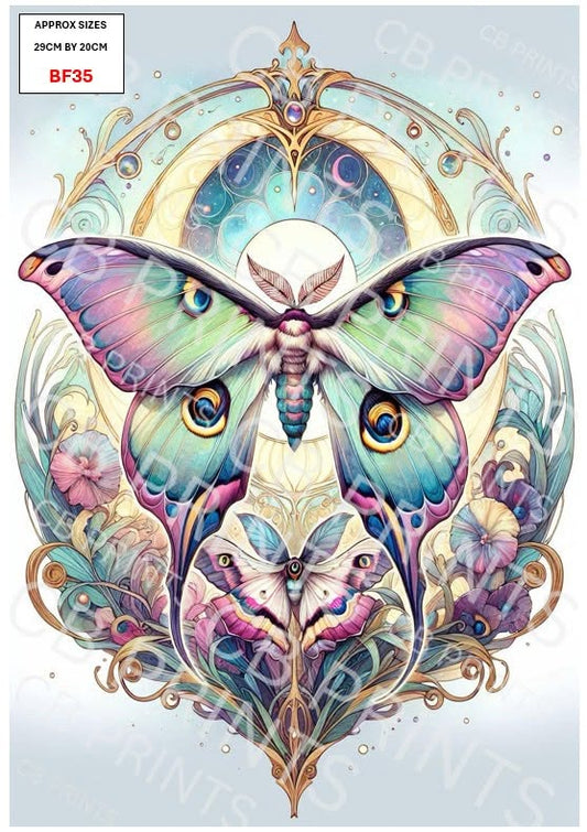 Butterfly Decoupage Paper Print BF35 – Mulberry Paper
