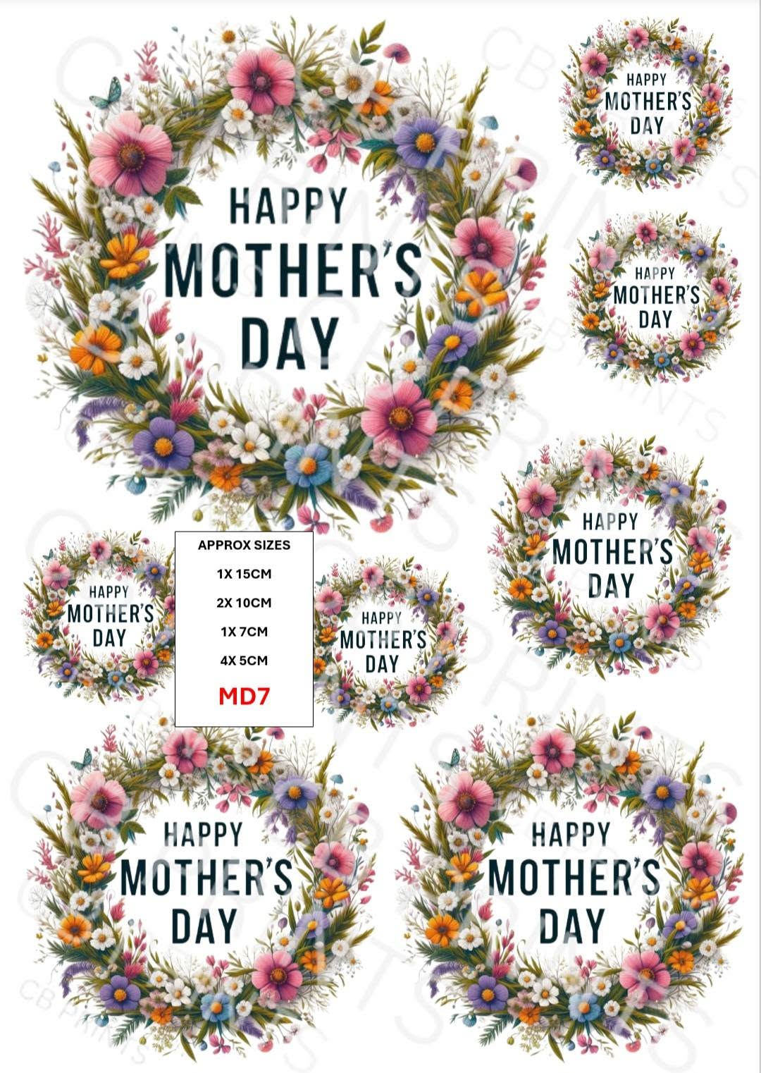 Mother's Day Decoupage Print MD7 | Mulberry Paper
