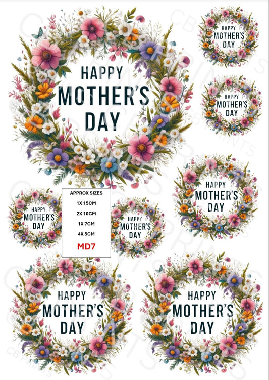 Mother's Day Decoupage Print MD7 | Mulberry Paper