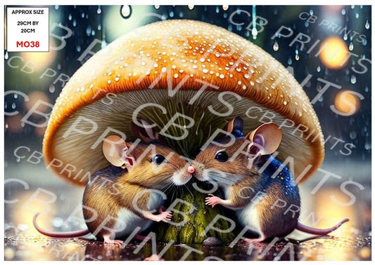 Mouse Decoupage Paper MO38 – Mulberry Paper Print