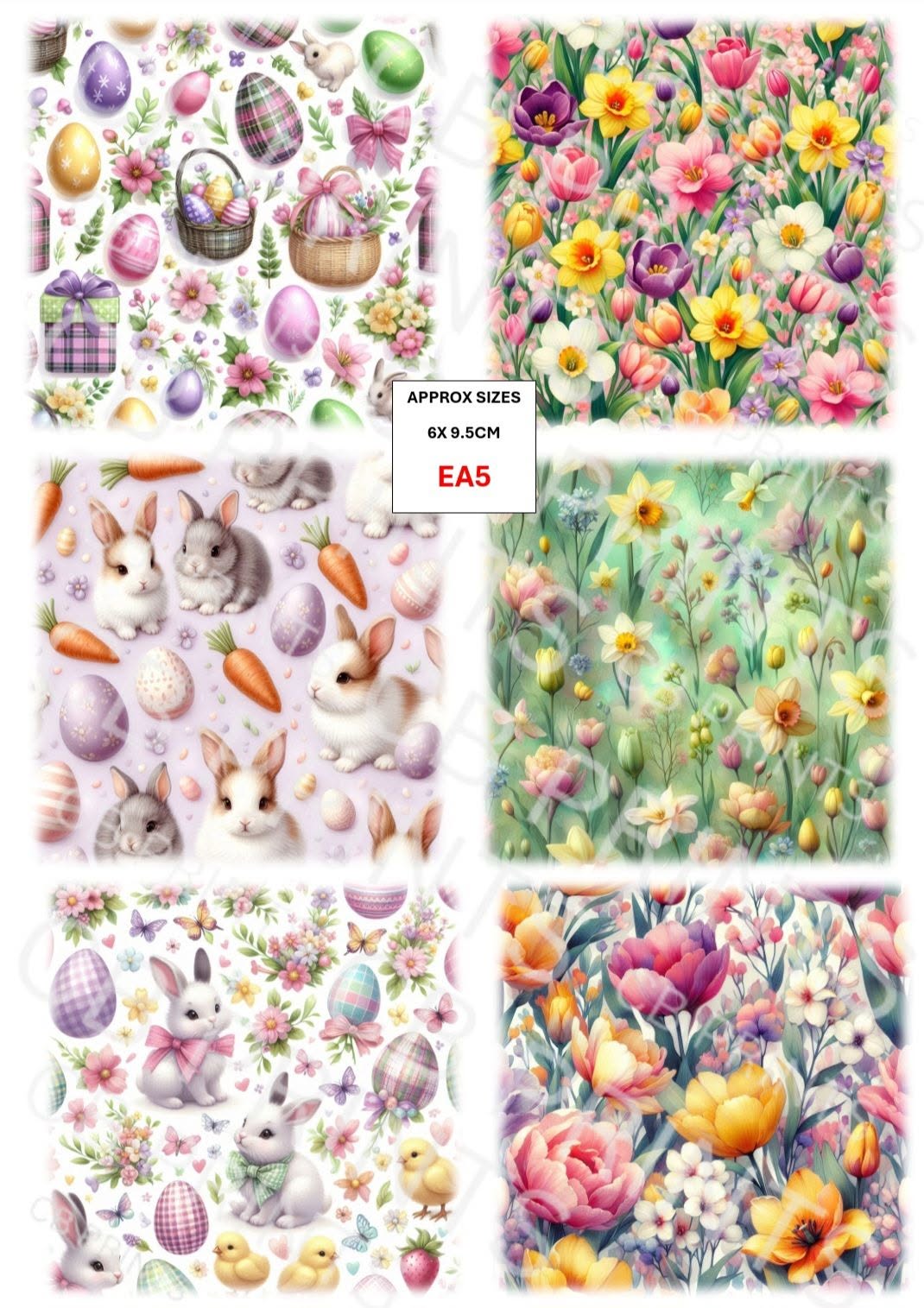 Easter Decoupage Paper EA5 – Mulberry Paper Print