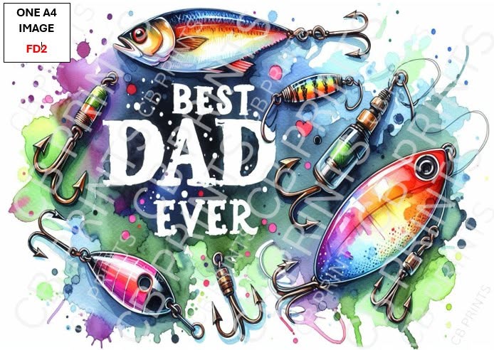 Father's Day Decoupage Print FD2 | Mulberry Paper