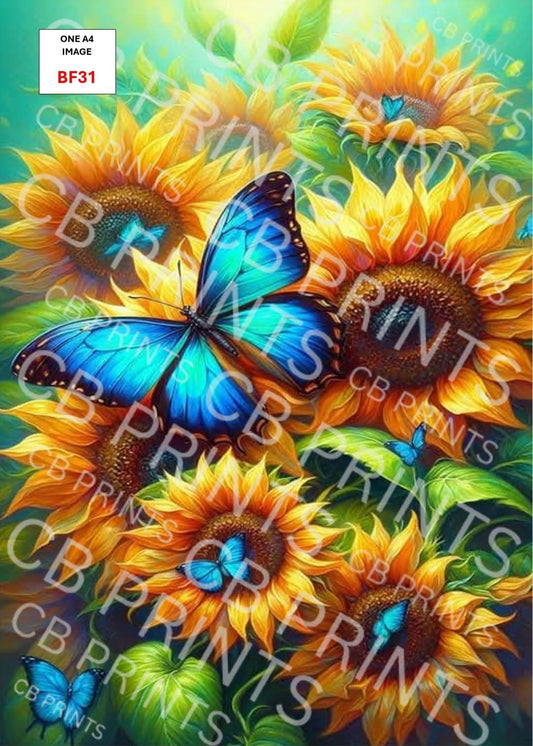 Butterfly Decoupage Paper Print BF31 – Mulberry Paper