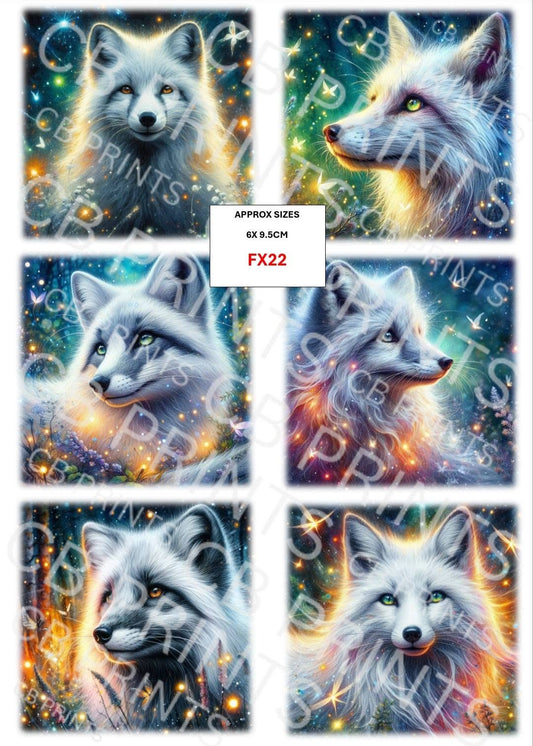 Fox Decoupage Print FX22 | Mulberry Paper