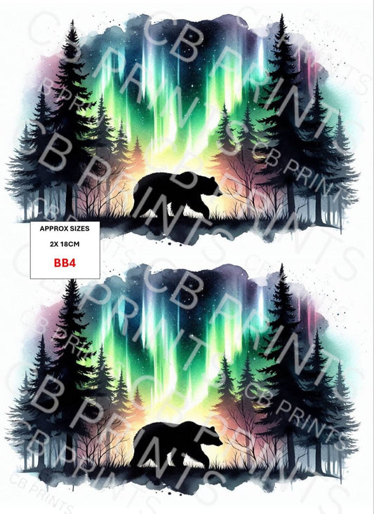 Brown Bear Decoupage Paper BB4 – Mulberry Paper Print
