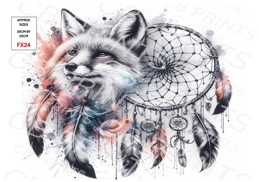 Fox Decoupage Print FX24 | Mulberry Paper