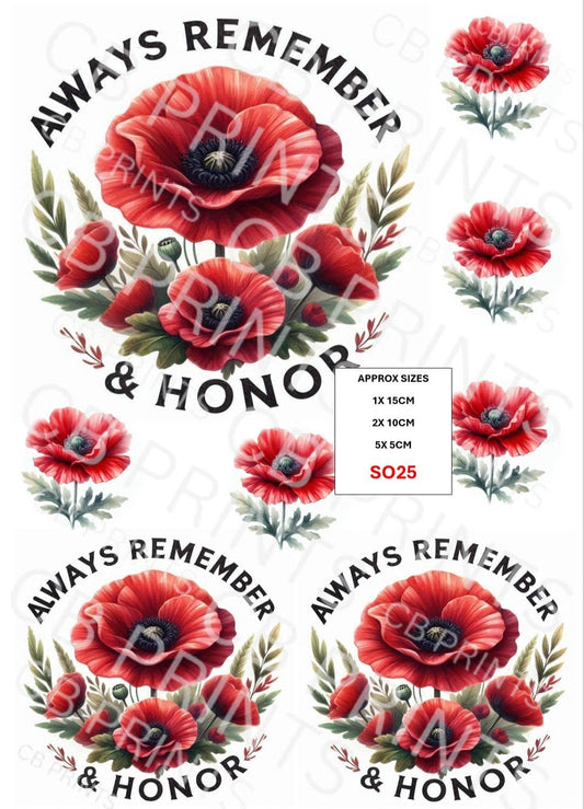 Remembrance Soldier Decoupage Paper Print SO25 – Mulberry Paper