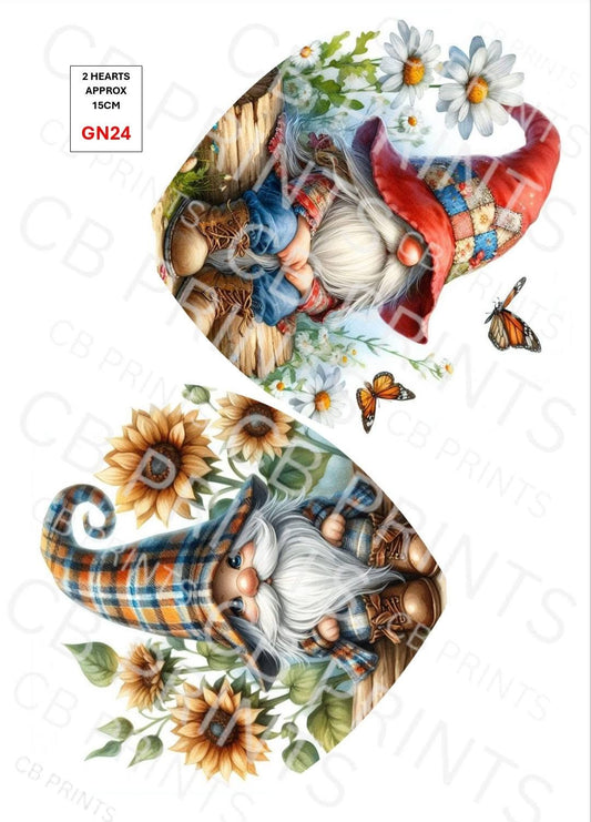 Gnome/Gonk Decoupage Paper Print GN24 – Mulberry Paper