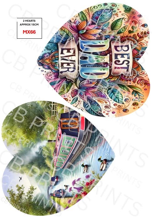 Father's Day Decoupage Print MX66 | Mulberry Paper