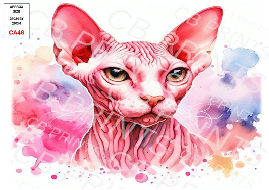 Cat Decoupage Paper CA48 – Mulberry Paper Print