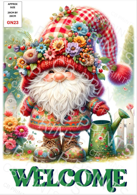 Gnome/Gonk Decoupage Paper Print GN23 – Mulberry Paper