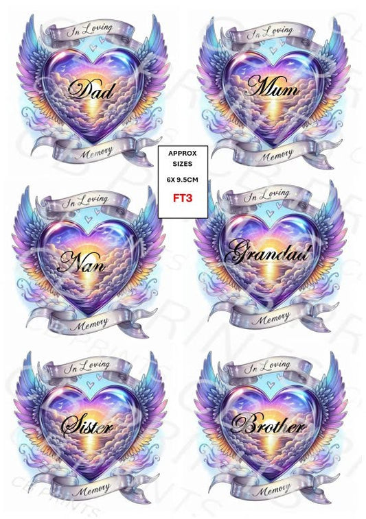 Remembrance & Bereavement Decoupage Paper FT3 – Mulberry Paper Print