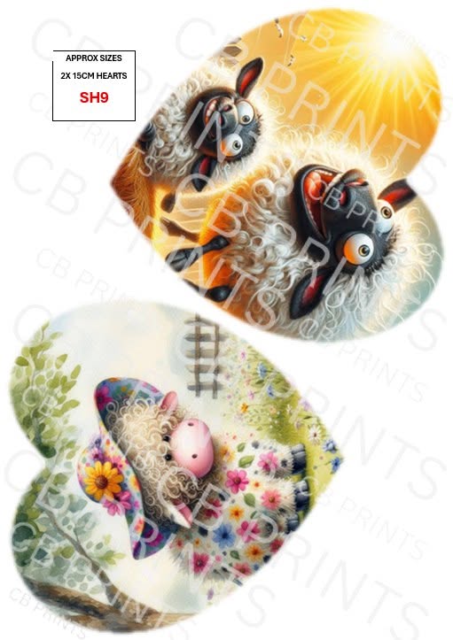 Funny Sheep Decoupage Print SH9 | Mulberry Paper