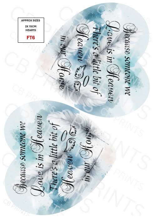 Feather Remembrance & Bereavement Decoupage Paper FT6 – Mulberry Paper Print