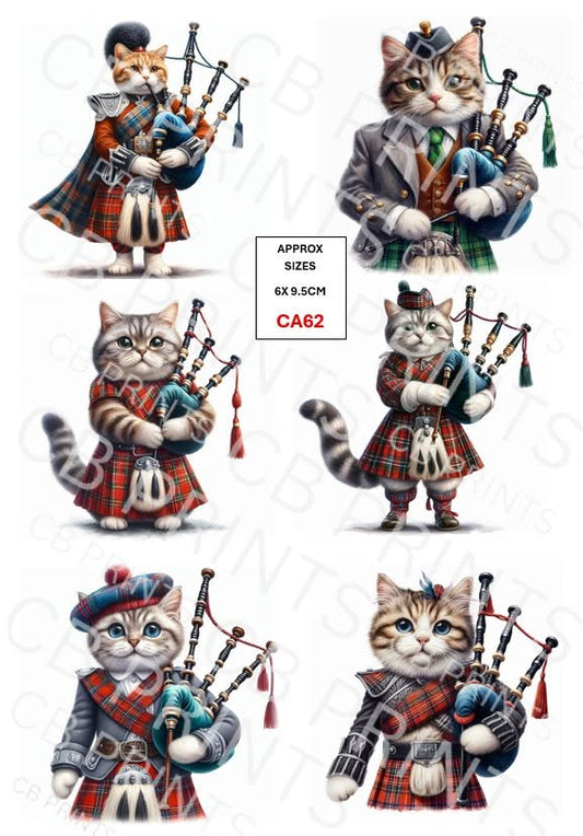 Cat Decoupage Paper CA62 – Mulberry Paper Print