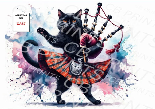 Cat Decoupage Paper CA67 – Mulberry Paper Print