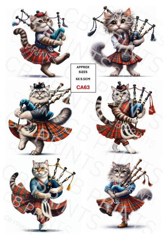 Cat Decoupage Paper CA63 – Mulberry Paper Print