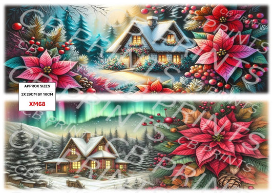 Christmas Decoupage Paper Print XM68 – Mulberry Paper