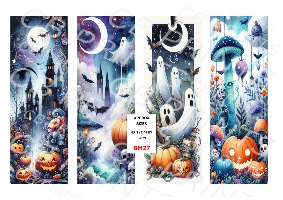 Bookmark Decoupage Paper Print BM27 – Mulberry Paper