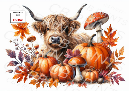 Highland Cow Decoupage Print HC162 | Mulberry Paper