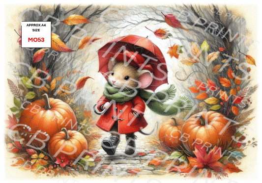 Mouse Decoupage Paper MO53 – Mulberry Paper Print