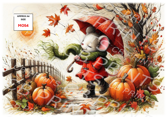 Mouse Decoupage Paper MO54 – Mulberry Paper Print