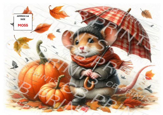 Mouse Decoupage Paper MO55 – Mulberry Paper Print