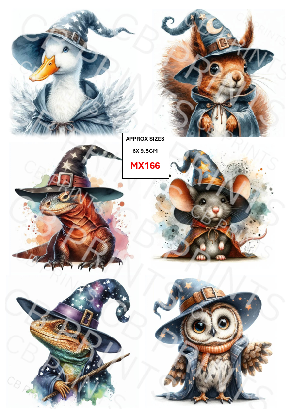 Mixed Animal Decoupage Print MX166 | Mulberry Paper