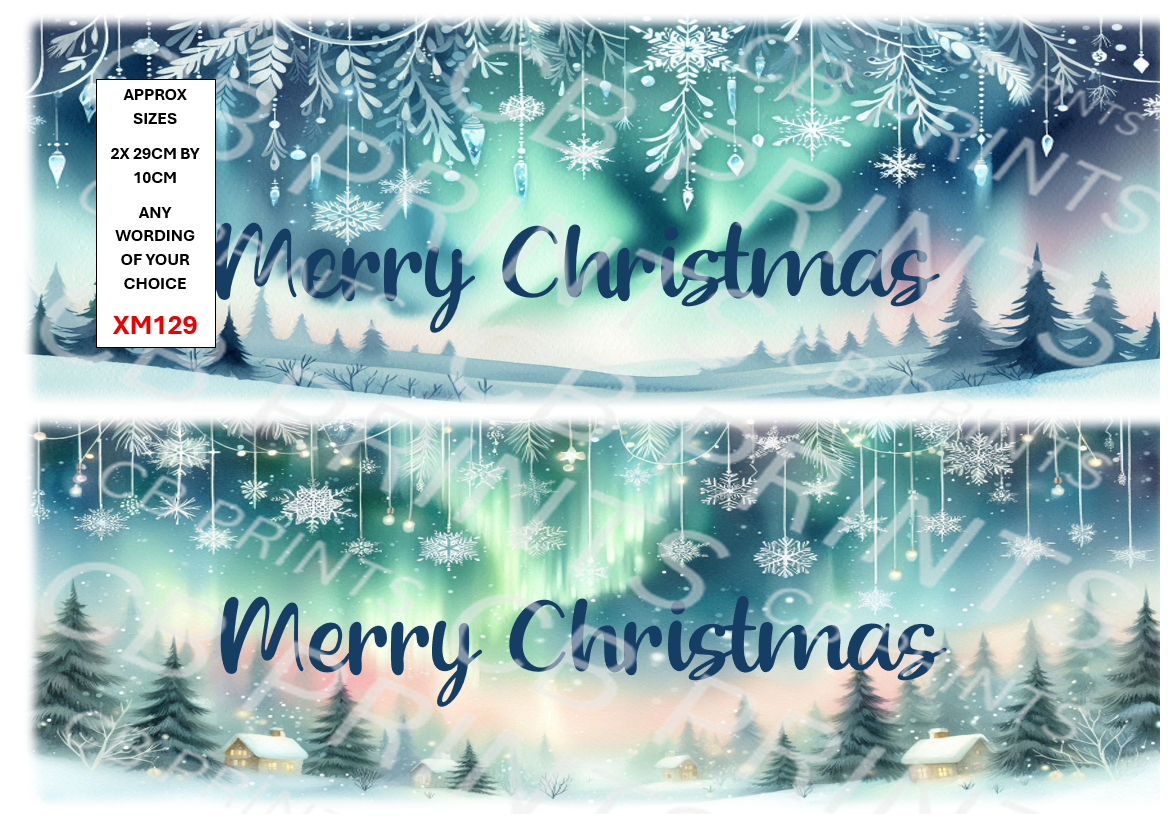 Christmas Decoupage Paper Print XM129 – Mulberry Paper