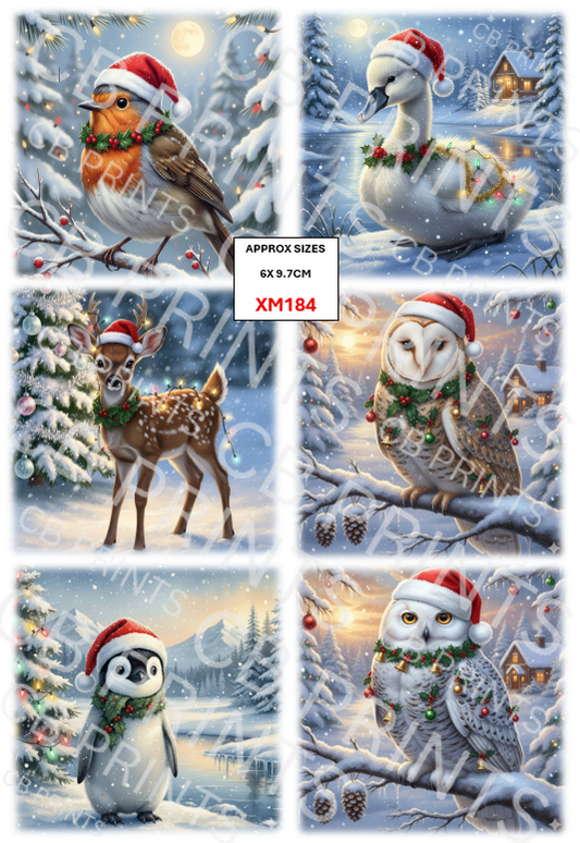 Christmas Decoupage Paper Print XM184 – Mulberry Paper